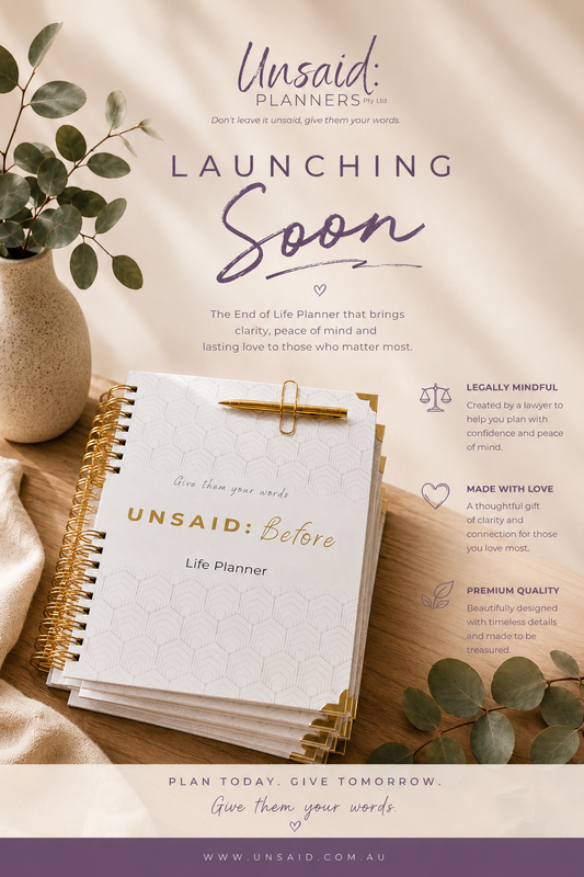 Unsaid: Before - Life Planner (coming soon)
